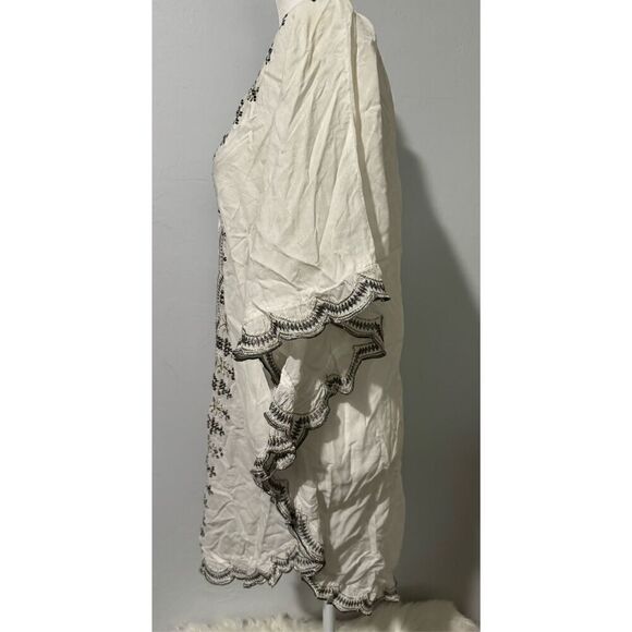 Embroidered silver embellished swim cover up XS - Picture 5 of 7